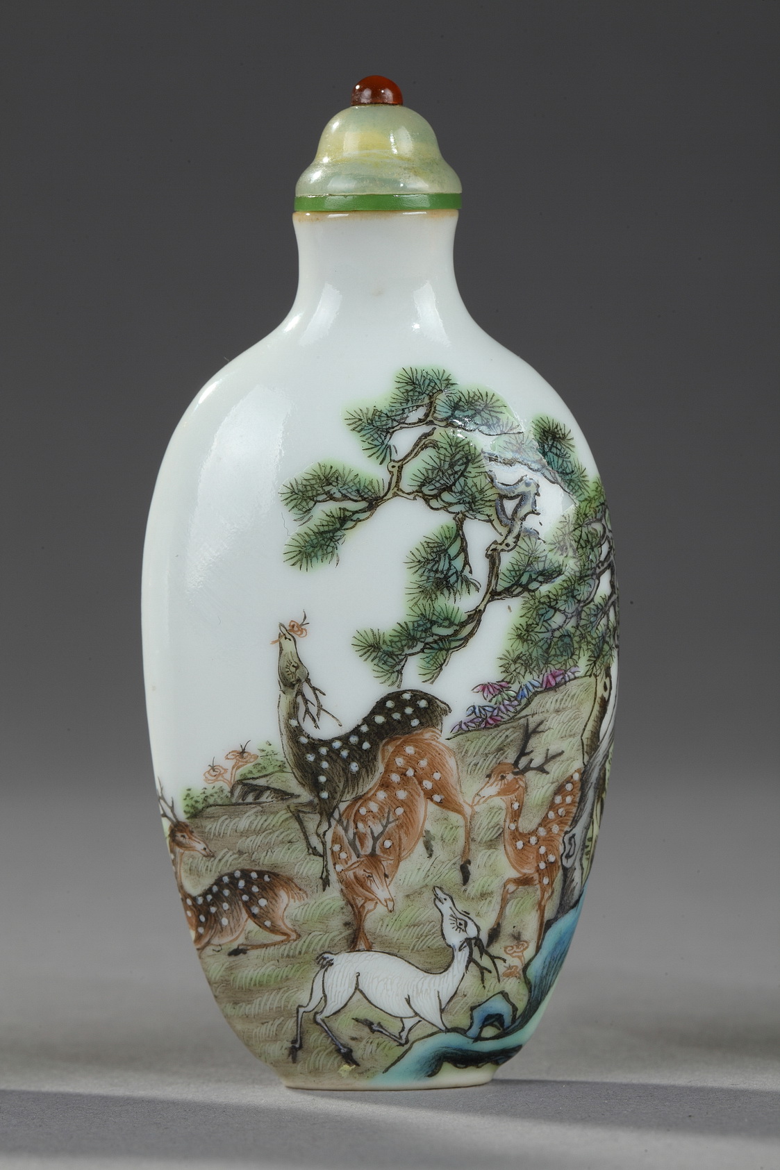 Porcelain snuff bottle